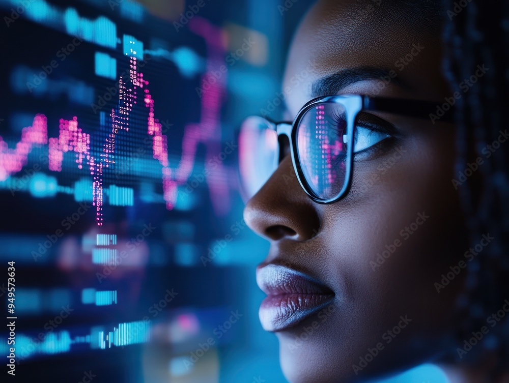 A team of analysts using machine learning to refine investment choices