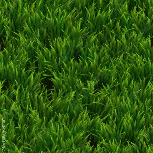 Green Grass Texture - Lush Meadow Background