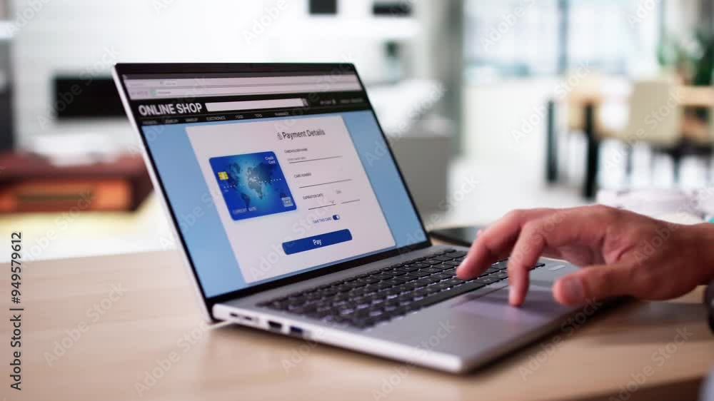 Man At Home Shopping Electronics Online Man At Home Shopping Electronics Online