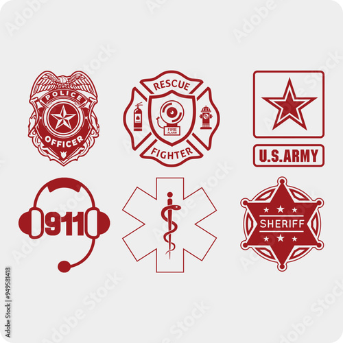 First Responders Hero Flag Nurse , EMS ,  Police , Firefighter, Military ,  corrections T-shirt design