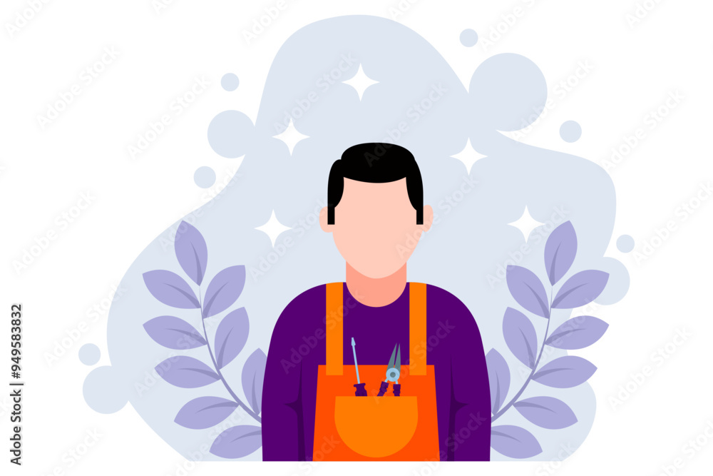 Labour Day Flat Design Illustration Labour Day Flat Design Illustration
