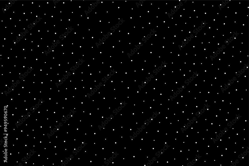 Fototapeta premium Irregular white dot background. star background, outer space background