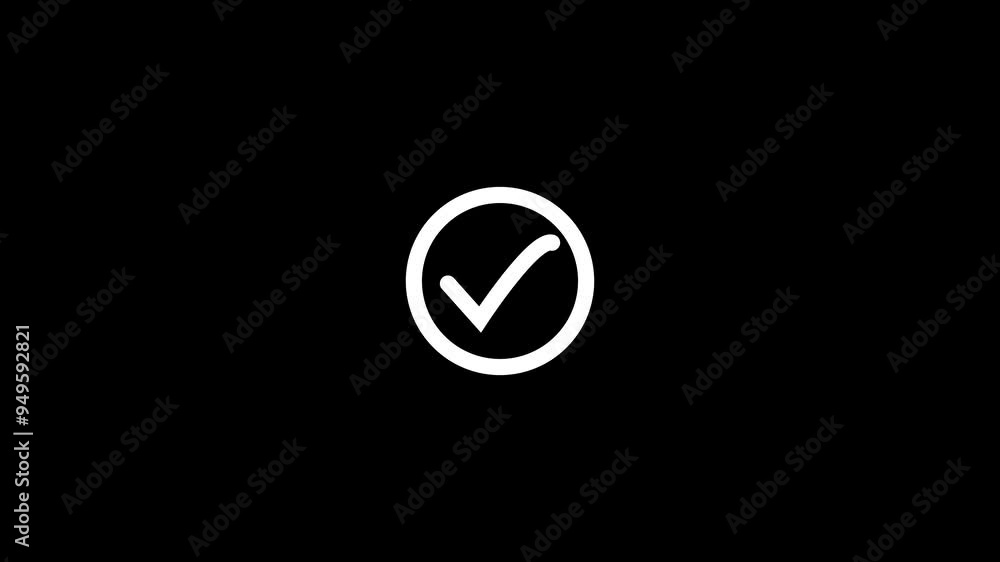Check mark icon animation Check mark icon animation
