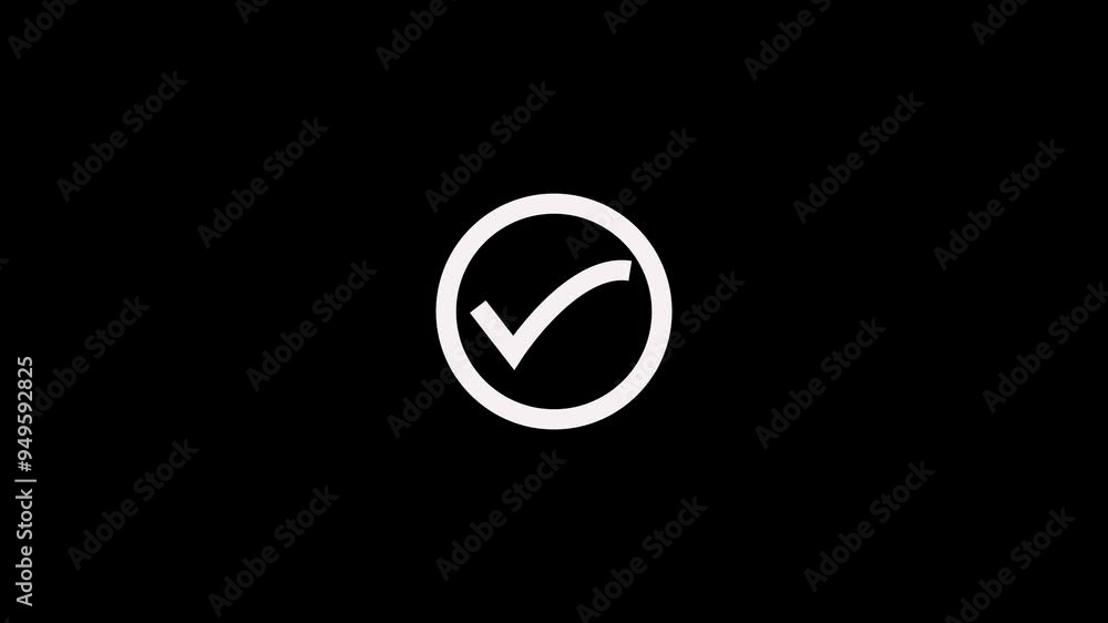 Check mark icon animation Check mark icon animation