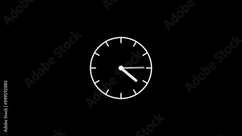 Wallpaper Mural Abstract spinning clock icon animation Torontodigital.ca