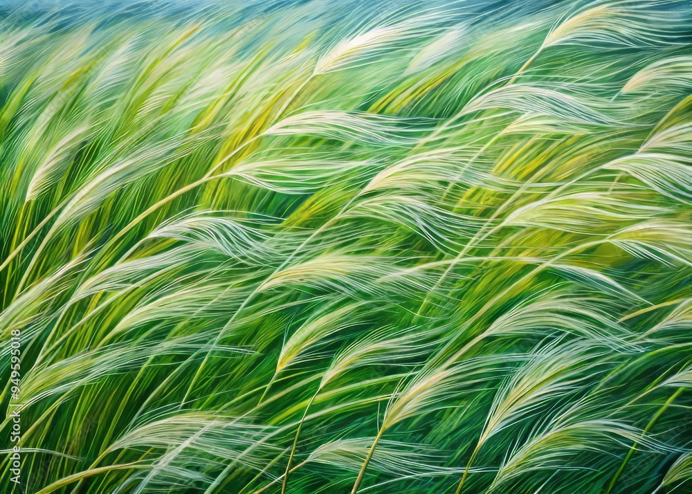 The intricate scribble portrait depicts a lush meadow scene, weaving a tapestry of wavy blades that appear to sway in the gentle breeze. The intricate scribble portrait depicts a lush meadow scene, weaving a tapestry of wavy blades that appear to sway in the gentle breeze.