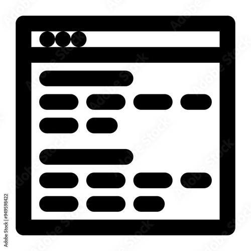 meta descriptions, metadata, meta, descriptions, digital marketing outline icon