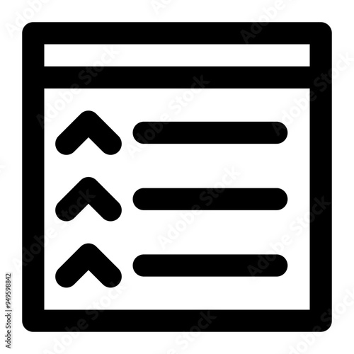 serp, search engine, results page, seo, digital marketing outline icon