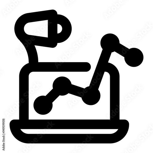 traffic, visitors, seo, viewers, internet marketing outline icon