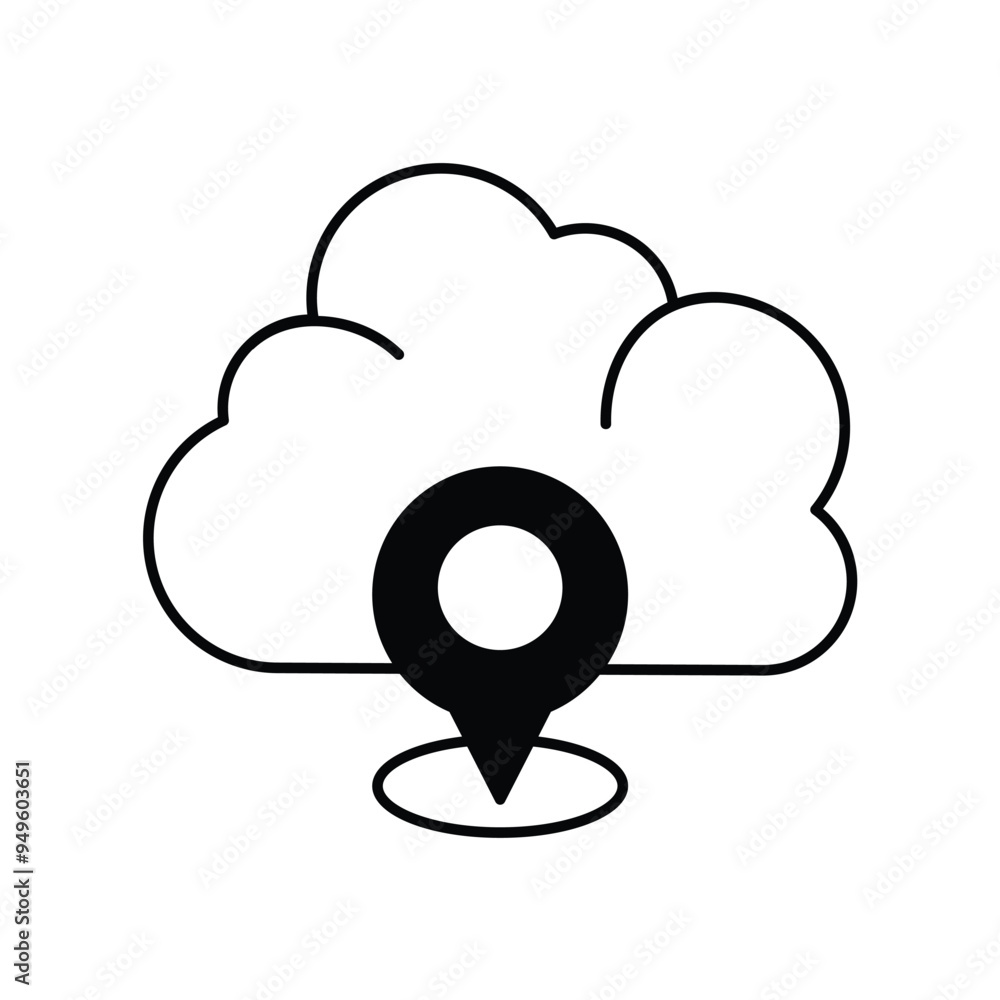 location glyph icon with white background vector stock illustration location glyph icon with white background vector stock illustration
