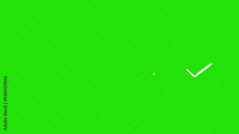 Abstract Scribble Element Hand-Drawn Animation on Green Screen Background Abstract Scribble Element Hand-Drawn Animation on Green Screen Background