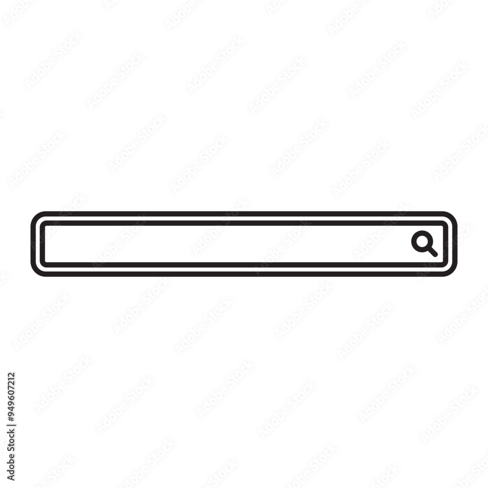 Search Bar Line Art Search Bar Line Art
