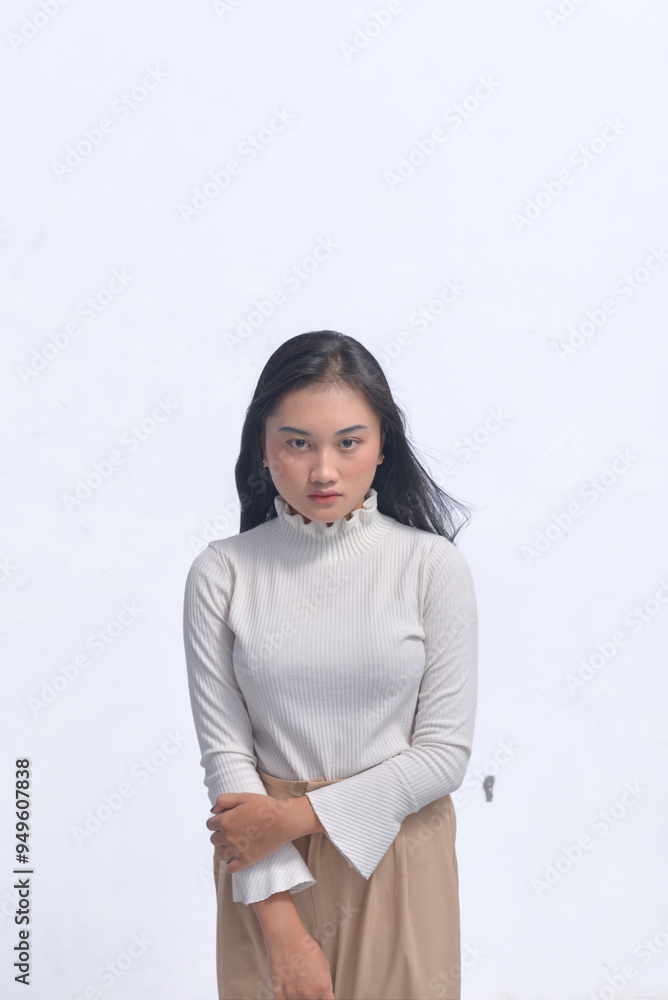 Young Asian Woman Poses and Expressions Young Asian Woman Poses and Expressions