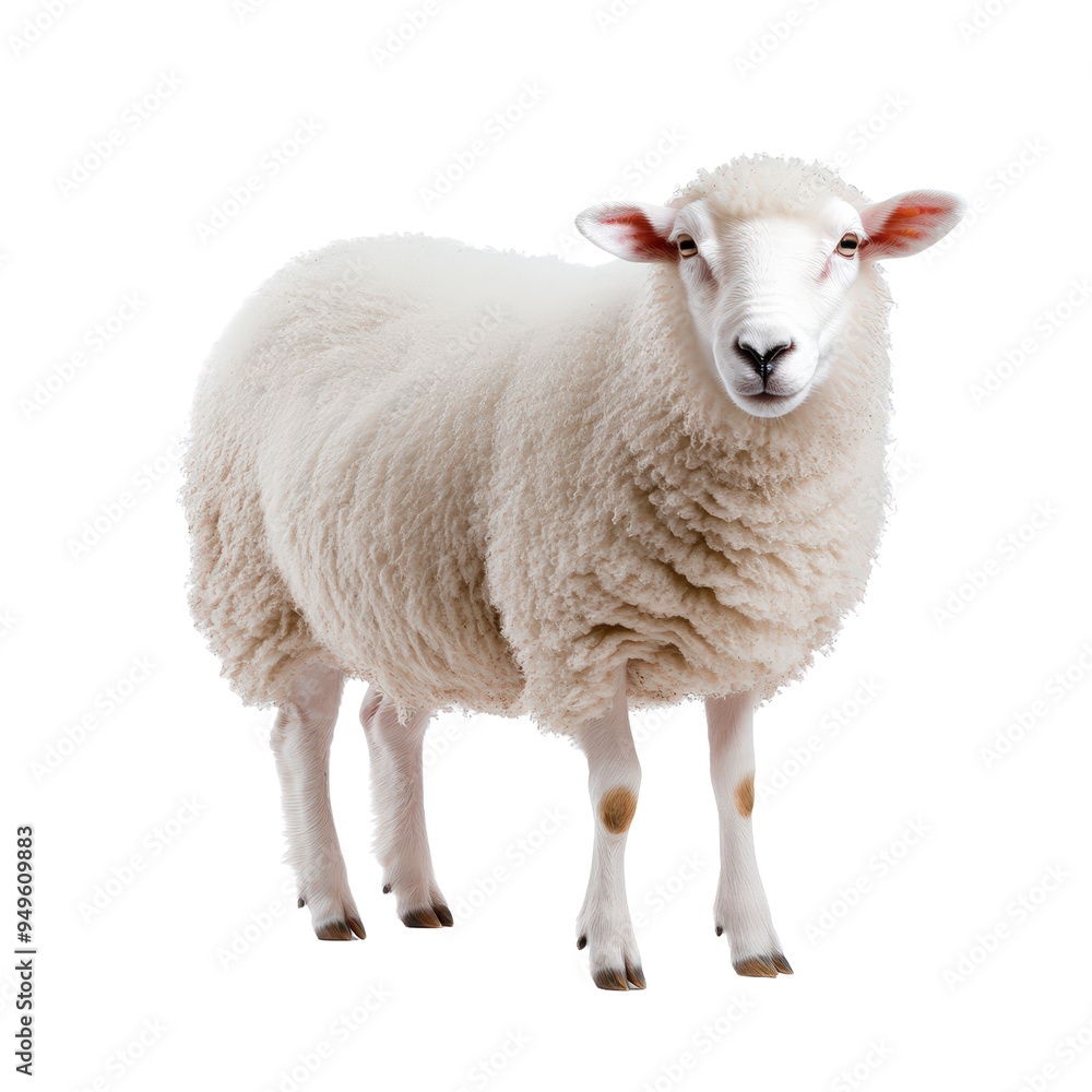 Sheep isolated on a white background as transparent Sheep isolated on a white background as transparent