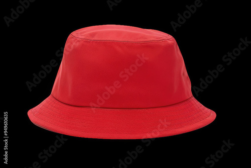 Blank Bucket Hat over a white background mockup