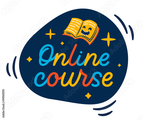 Online course lettering and book