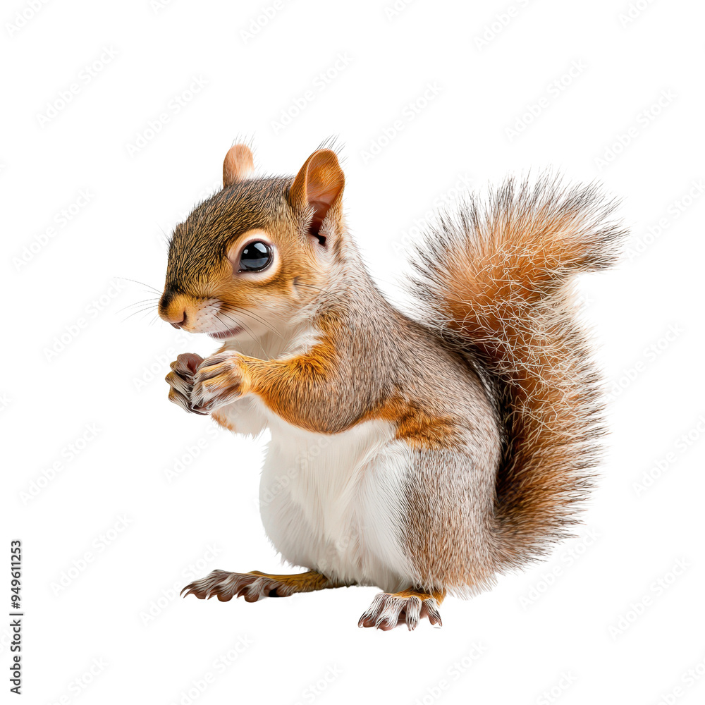 Squirrel isolated on a white background as transparent Squirrel isolated on a white background as transparent