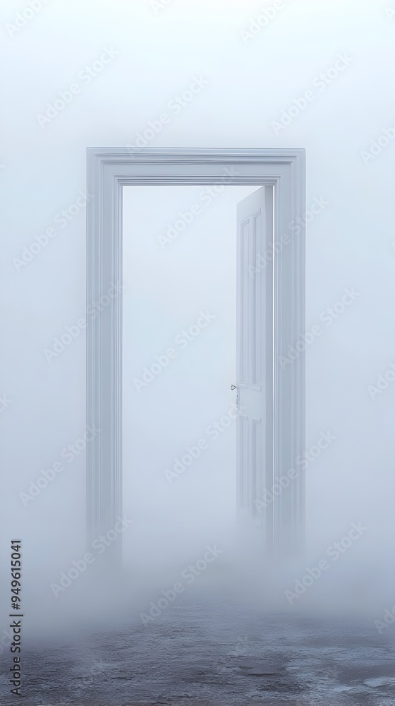 Mysterious Misty Doorway Leads to Obscured Passage Mysterious Misty Doorway Leads to Obscured Passage