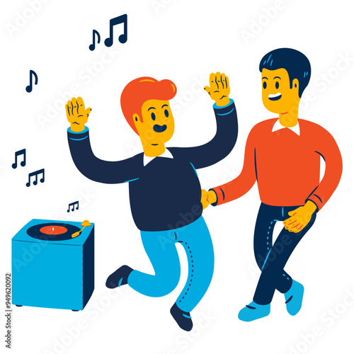 Dancing couple