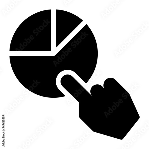 click through rate, impressions, clicks rate, click, digital marketing solid or glyph icon