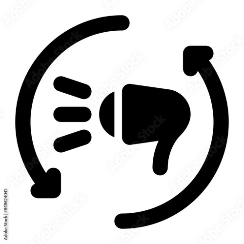 remarketing, retargeting, digital marketing, iterative, marketing solid or glyph icon