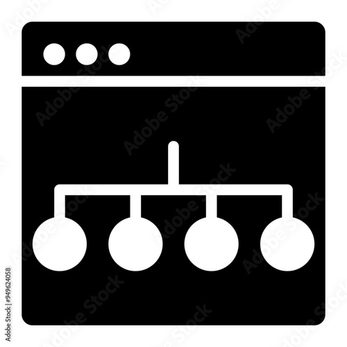 schema markup, schema, structure, website, digital marketing solid or glyph icon