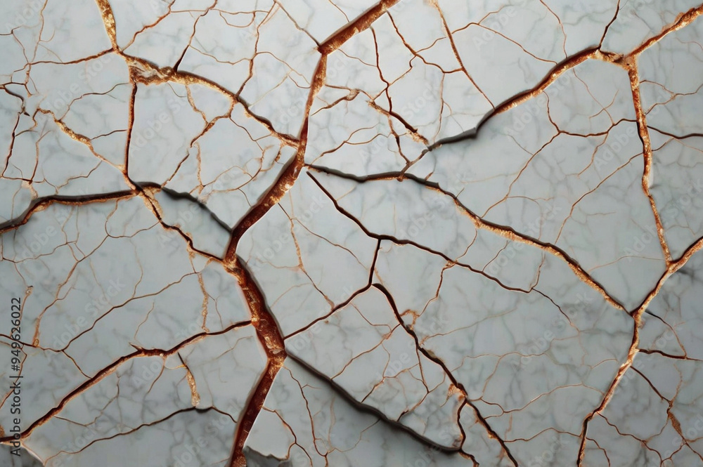 Cracked Porcelain Surface with Detailed Texture and Elegant Design Cracked Porcelain Surface with Detailed Texture and Elegant Design
