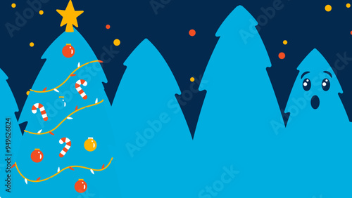 Trees are getting ready for the christmas