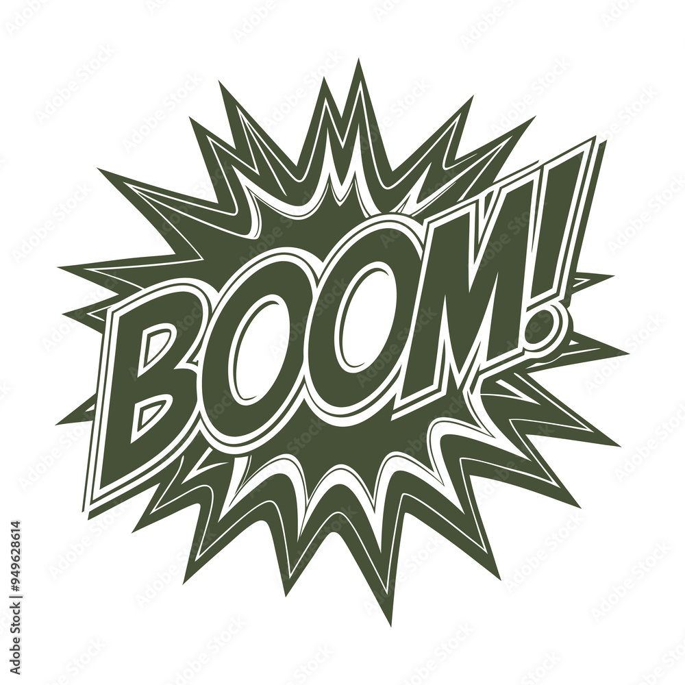 Vector Boom Lettering Template Vector Boom Lettering Template