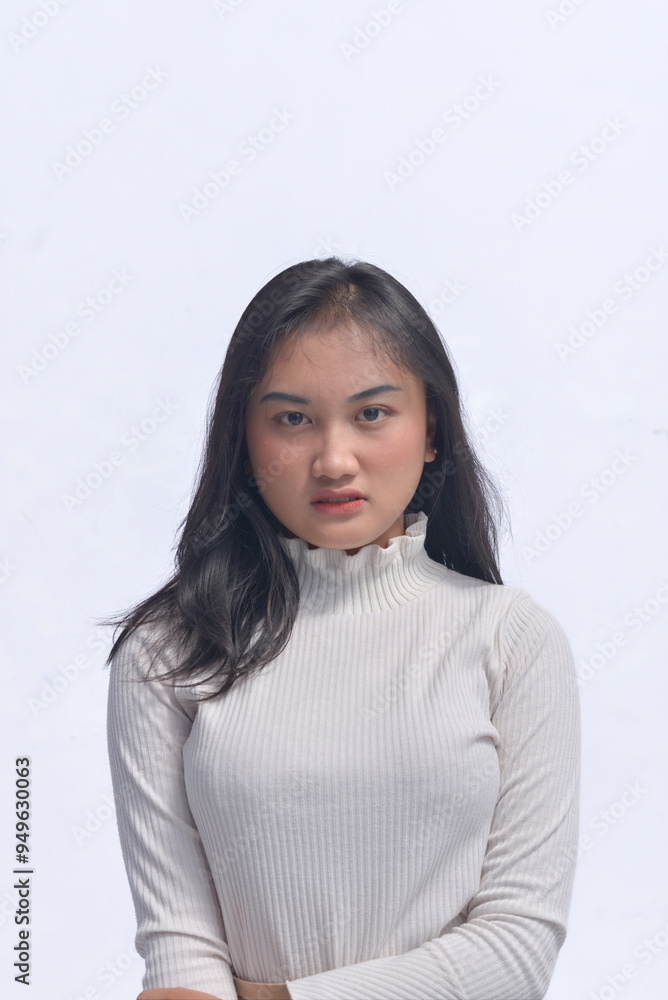 Young Asian Woman Poses and Face Expressions Young Asian Woman Poses and Face Expressions