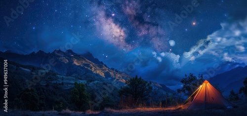 Camping Under the Milky Way
