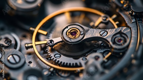 Wallpaper Mural Intricate Mechanical Gears. Torontodigital.ca