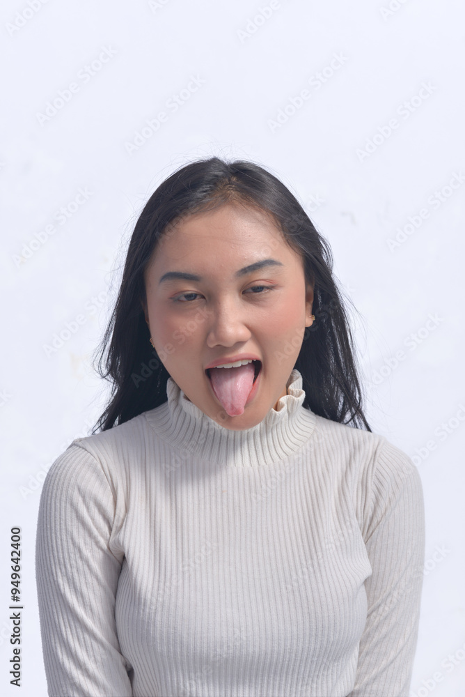 Young Asian Woman Poses and Face Expressions Young Asian Woman Poses and Face Expressions