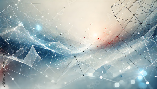 抽象的な青と白の未来的幾何学背景

