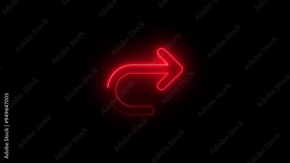 Vibrant Green Neon Arrow Animation on Transparent Background. Ponting Neon Arrow with Alpha Channel Vibrant Green Neon Arrow Animation on Transparent Background. Ponting Neon Arrow with Alpha Channel