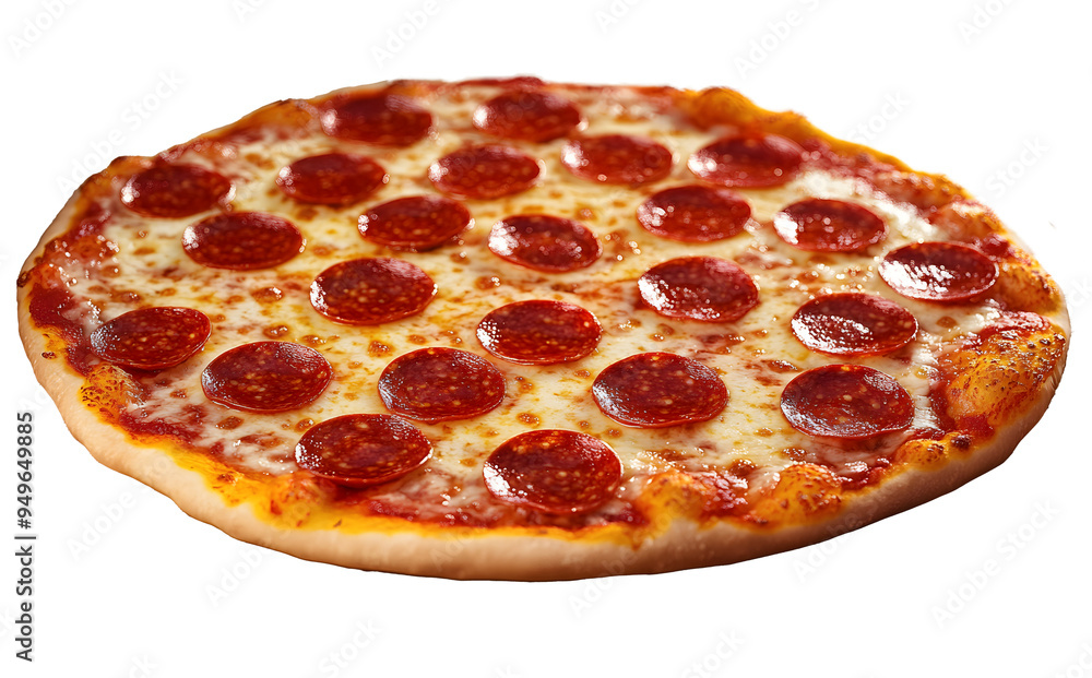 Pepperoni pizza isolated. Pepperoni pizza isolated.