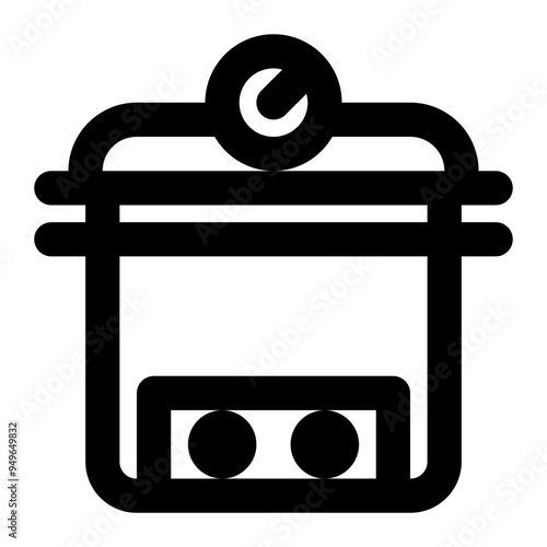 autoclave, sterilization, pressure, medical, equipment outline icon