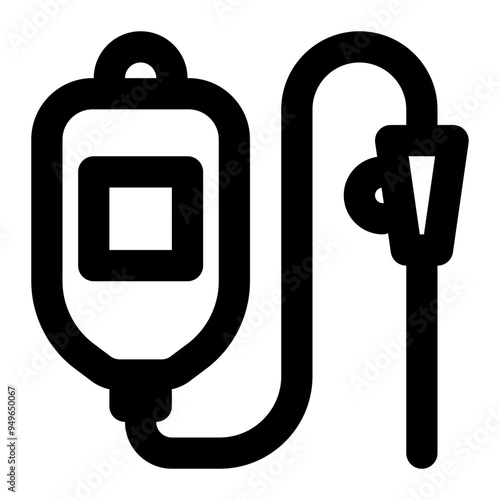 infusion, sterile, treatment, medical, equipment outline icon