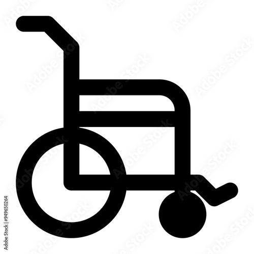 wheelchair, wheel chair, medial, equipment, sick outline icon