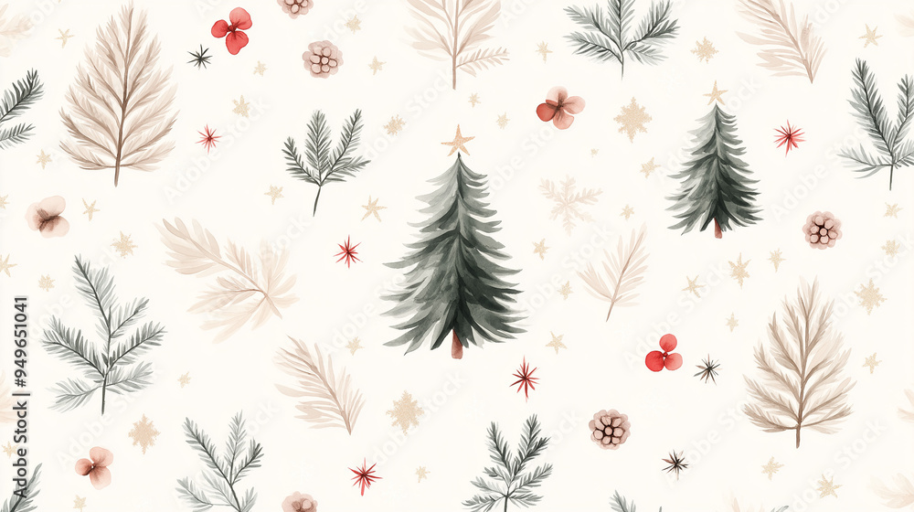 seamless, printable paper, flat, edge to edge, Victorian era Christmas tree and glitter in a repeating pattern, romantic atmosphere, pink and cream, pale blue background, seamless, printable paper, flat, edge to edge, Victorian era Christmas tree and glitter in a repeating pattern, romantic atmosphere, pink and cream, pale blue background,