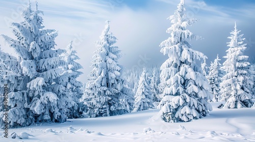 Winter forest wallpaper