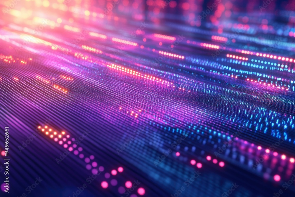 Abstract Digital Background with Purple and Pink Lights Abstract Digital Background with Purple and Pink Lights