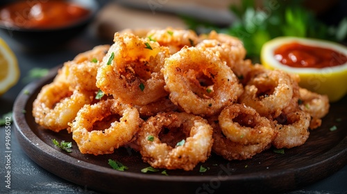 Golden Crispy Calamari