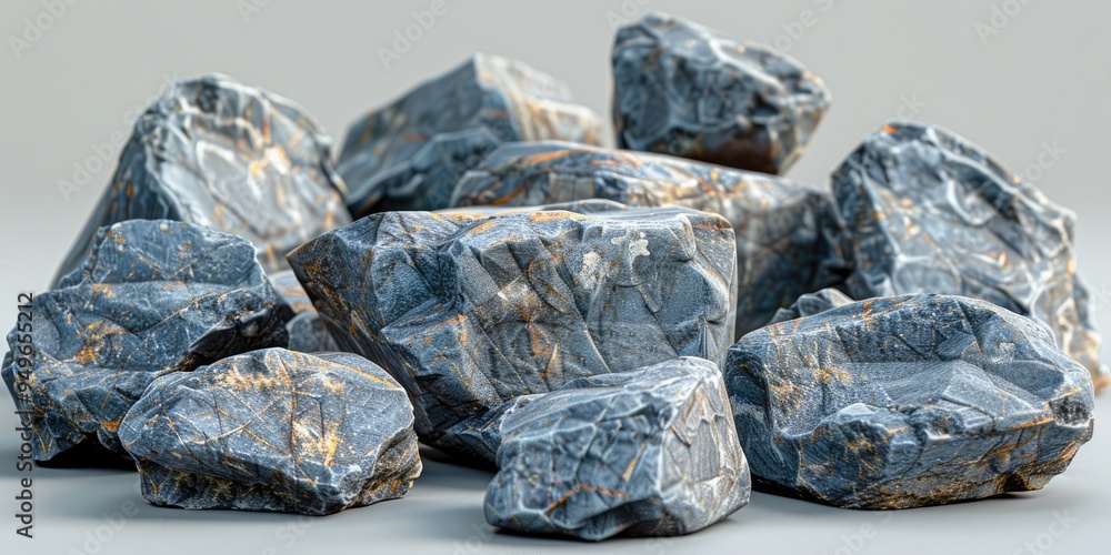 Several gray granite stones of various sizes and shapes scattered across a light gray surface, showcasing their rough, natural texture. Several gray granite stones of various sizes and shapes scattered across a light gray surface, showcasing their rough, natural texture.