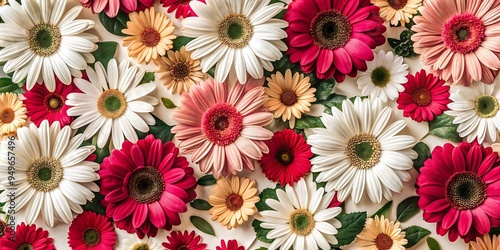 Wallpaper Mural flower backgrounds abstract pattern with hand painted texture Torontodigital.ca