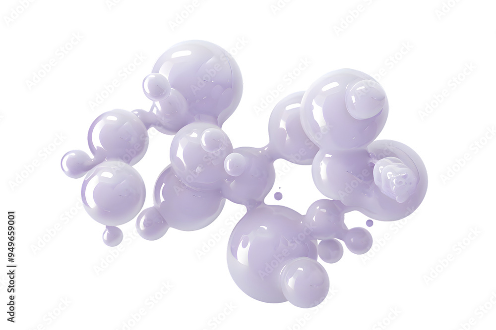 White Organic metaball shape 3d illustration isolated on transparent background
White Organic metaball shape 3d illustration isolated on transparent background