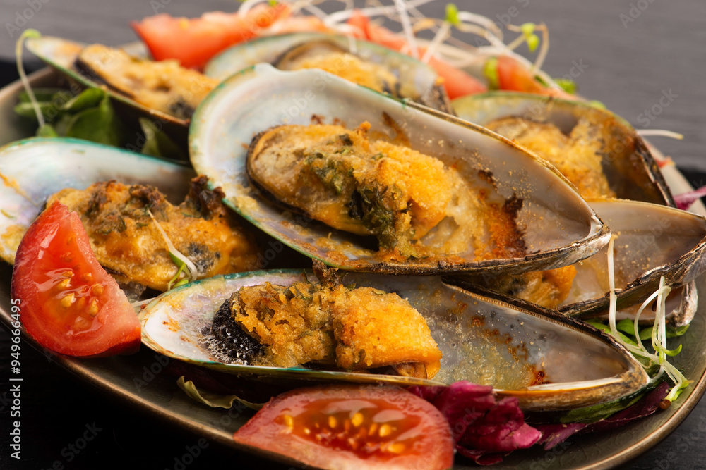 Homemade Baked Clams with Garlic and Parsley Homemade Baked Clams with Garlic and Parsley