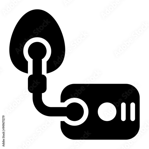 nebulizer, therapy, inhalation, medical, equipment solid or glyph icon