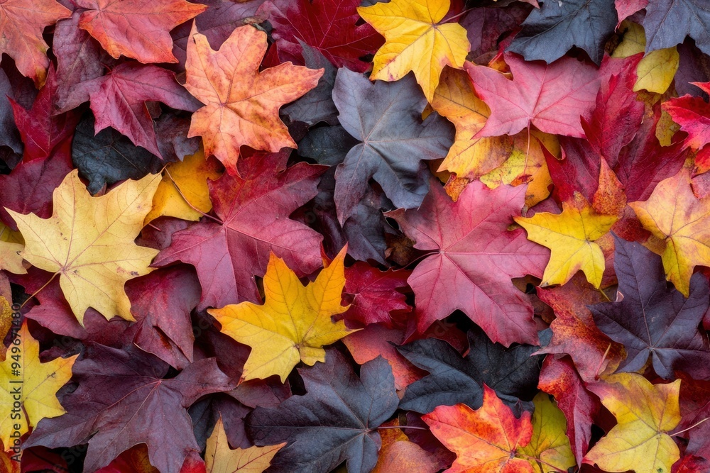 A Colorful Collection of Autumn Leaves A Colorful Collection of Autumn Leaves