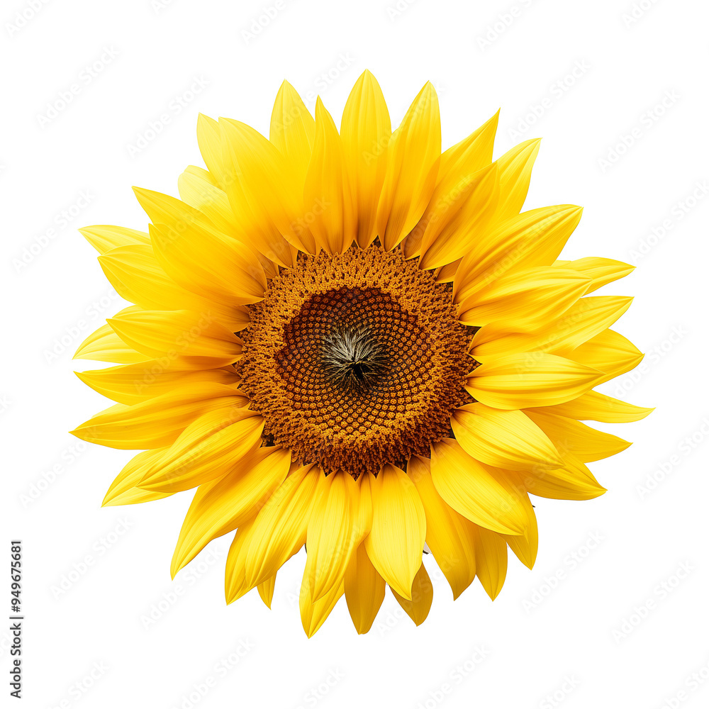 Fototapeta premium sunflower with Transparent Background